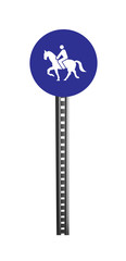 Traffic Warning Signboard - isolated