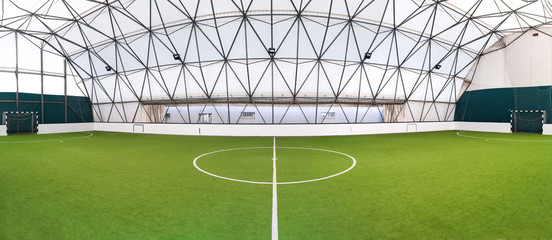 indoor football hall