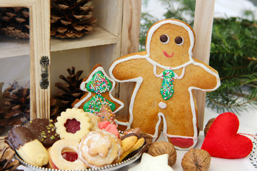 Plätzchen und Lebkuchen
