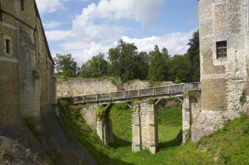 Fototapeta premium chateau de harcourt en normandie france