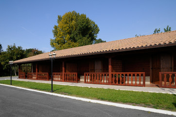 Naklejka premium casa di legno