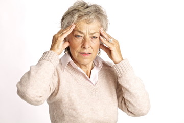 Naklejka premium mal di testa