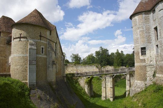 chateau de harcourt en normandie france