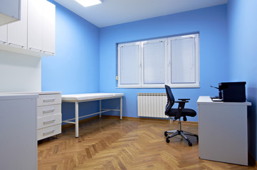 Interior room medical ultrasound diagnostic