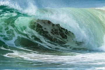 Wave Sand Water Crashing Power