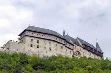 Fototapeta na wymiar Karlstejn Castle in Czech Republic