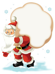 Santa claus - space for text
