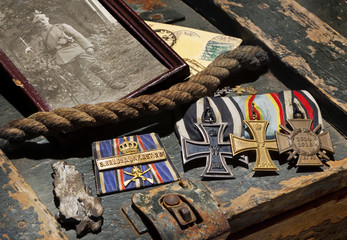 Erster Weltkrieg WW1 1914 - 1918 Orden Front Ordensspange Iron Cross Flee Market Militaria...