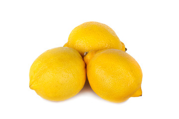 Lemon isolated on white background