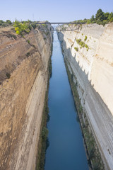 Corinth Channel in Greece