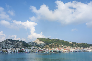 Fototapeta na wymiar View of Zante on Zakynthos