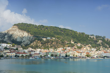 Fototapeta na wymiar View of Zante town in Greece