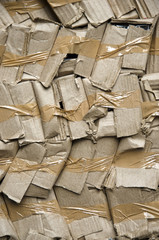 stack paper package container box in asia market