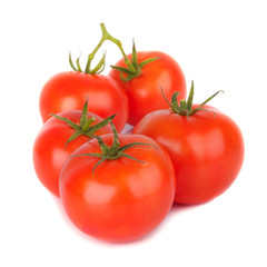 Tomato isolated on white background