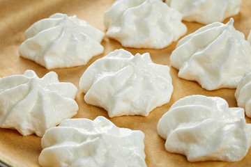 Fototapeta na wymiar meringue cookies