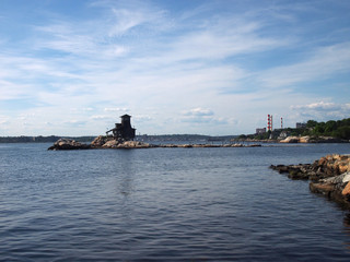 Fototapeta premium House on Hobs Island