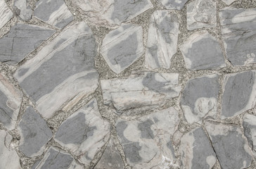 Stone floor plastered with cement for background