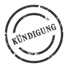 sk16 - StempelGrafik Rund - Kündigung - g1436