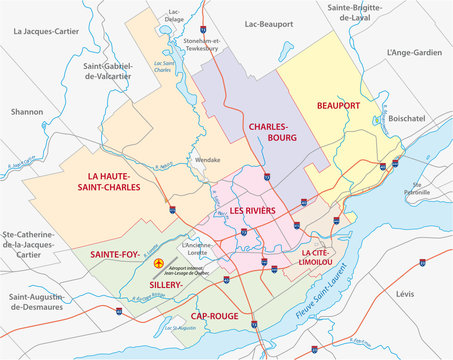 Quebec Karte