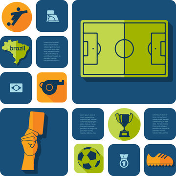 football, soccer infographic