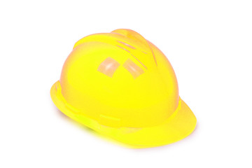 Fototapeta premium Industrieschutzhelm, gelb