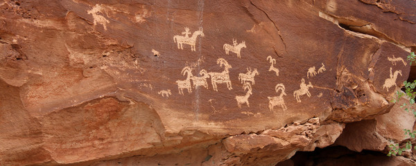 Pétroglyphes - Arches National Park (Utah) 