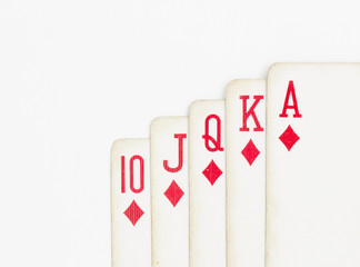 Playing cards - Stock Image macro.