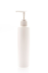 Pump bottle isolated on white