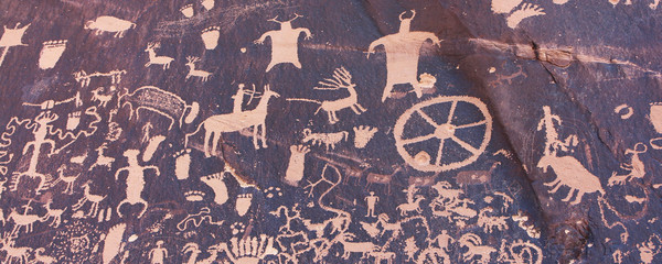 Pétroglyphes - Newspaper Rock (Utah)