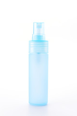 Plastic spray bottle isolated on white background