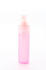 Plastic spray bottle isolated on white background