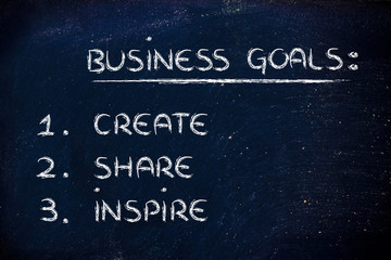 business goals: planning success