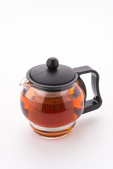 Tea pot isolated on white background