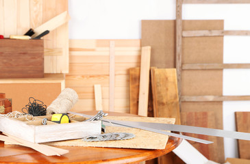 Working tools in workshop