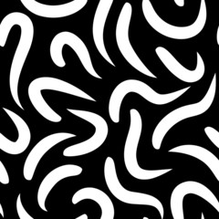 Abstract hand drawn seamless pattern.