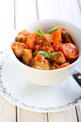 Beef and carrot stew