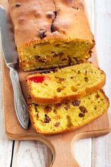 Fruit pumpkin cake
