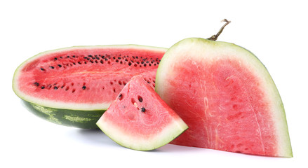 Watermelon isolated on white