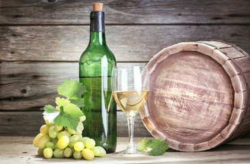 bottle of vine