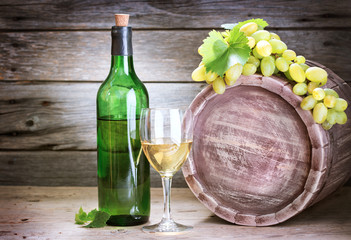 bottle of vine