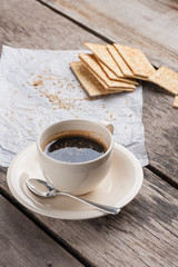 Biscuits and coffee