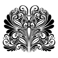 Vector Deco Abstract Symmetric Element. Design elements