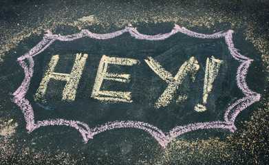 the word hey