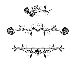 Винтаж из веток роз