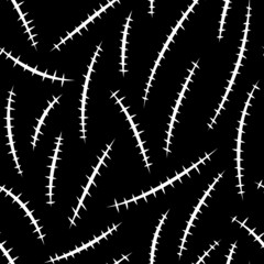 Abstract hand drawn seamless pattern.