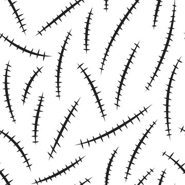 Abstract hand drawn seamless pattern.