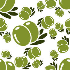 olive seamless pattern