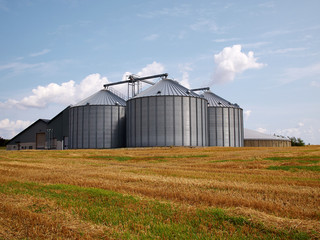 Farm grain silo