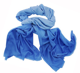 blue scarf