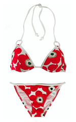 fashion swimsuit isolated on white